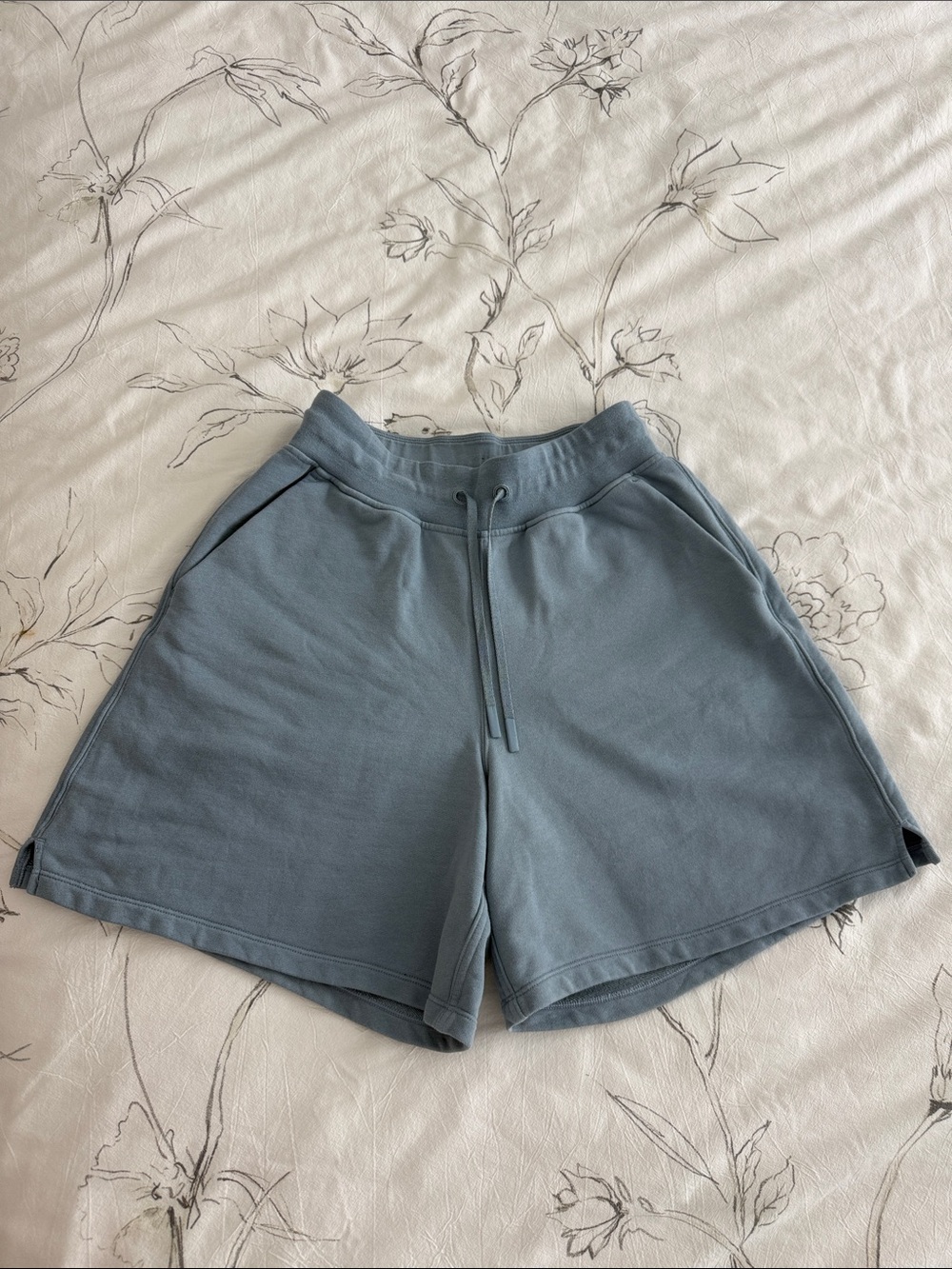 lululemon athletica Women's Dusty Blue Athletic Lounge Shorts